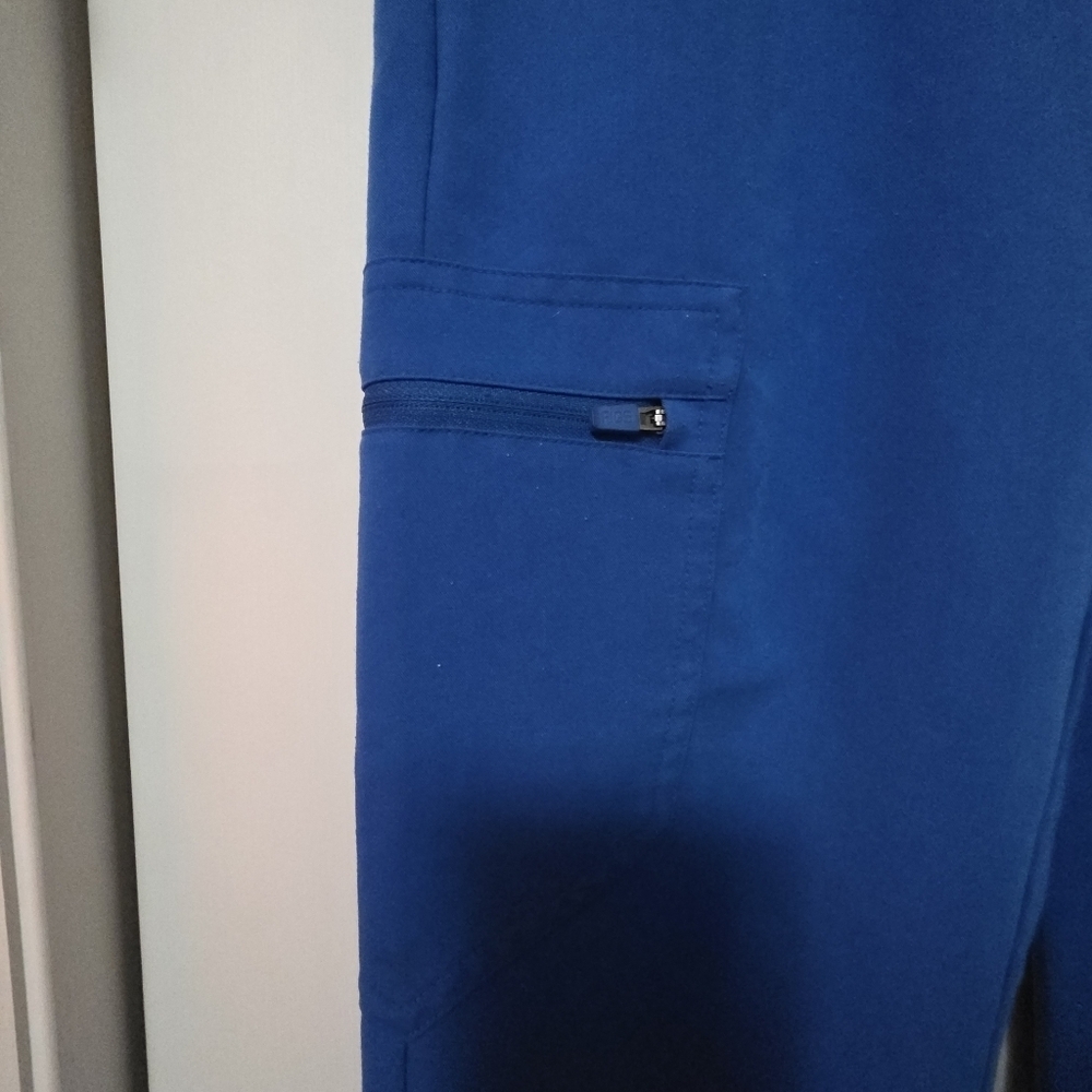 Figs Uman Relaxed Royal Blue Jogger Scrub Pants Womens XS/P - Picture 3 of 11